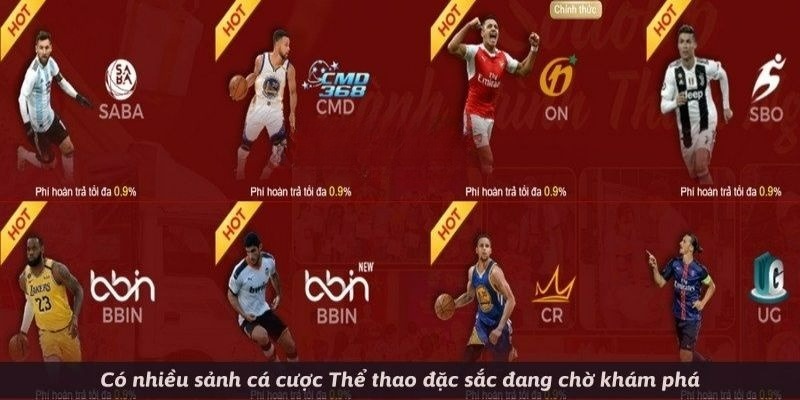 Những nhà phát hành uy tín hợp tác cùng Thể thao Sodo